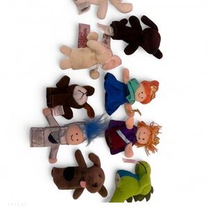 Colorful Plush Doll Set for Kids